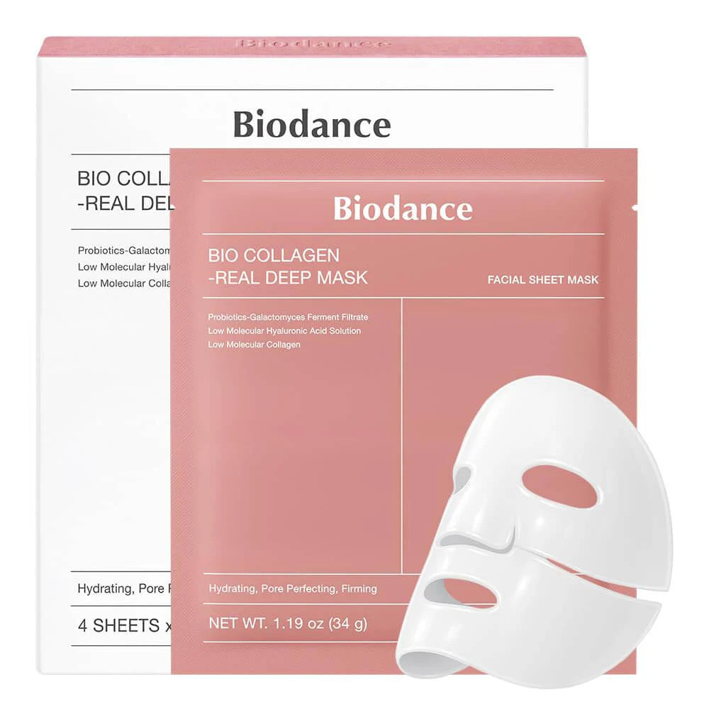 Collagen Face Mask Hydrating & Firming Sheet Mask for Glowing Skin