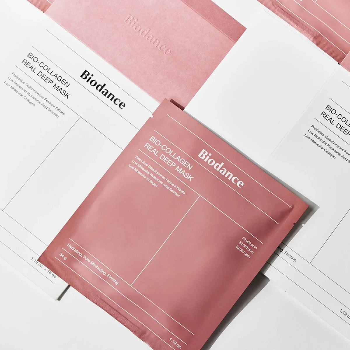 Collagen Face Mask Hydrating & Firming Sheet Mask for Glowing Skin - Belvee