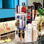 360° Rotating Cosmetic Makeup Organizer | Large Capacity Skincare & Makeup Storage