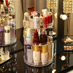 360° Rotating Cosmetic Makeup Organizer | Large Capacity Skincare & Makeup Storage